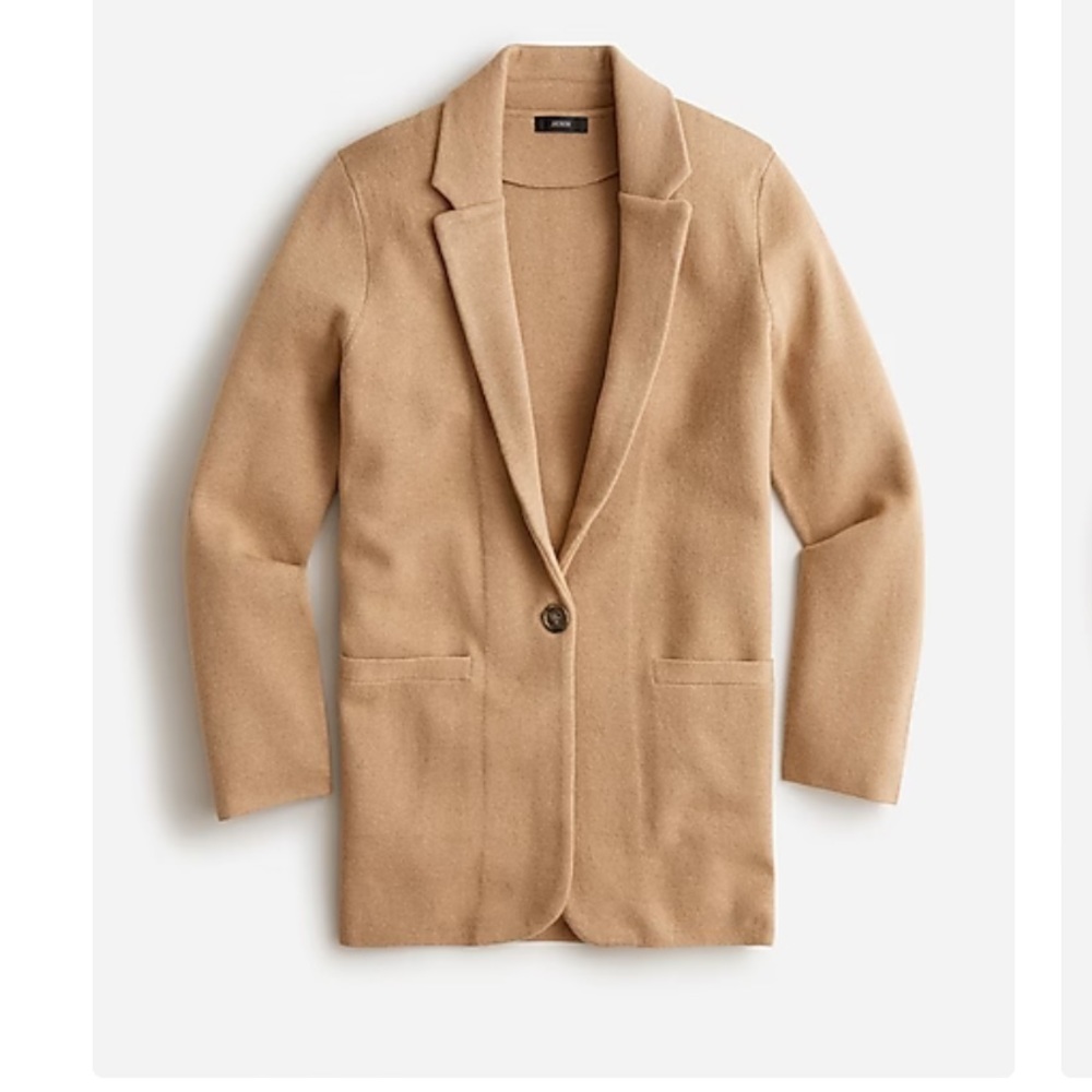 NWOT Jcrew Cecile relaxed sweater blazer